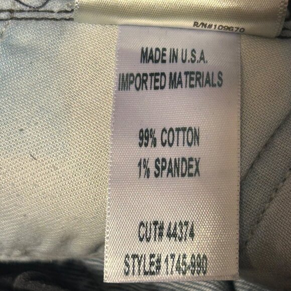 Citizens of Humanity 27 Maternity Jeans Full Panel Straight Crop Leg Light Wash - Picture 9 of 12